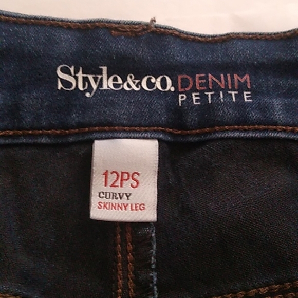 Style & Co.Denim Petite Curvy Skinny Leg Jeans, 12P - Picture 3 of 9